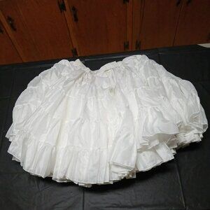 Rhythm Creations "Million Dollar" Vintage White Petticoat XS-L Square Dancing